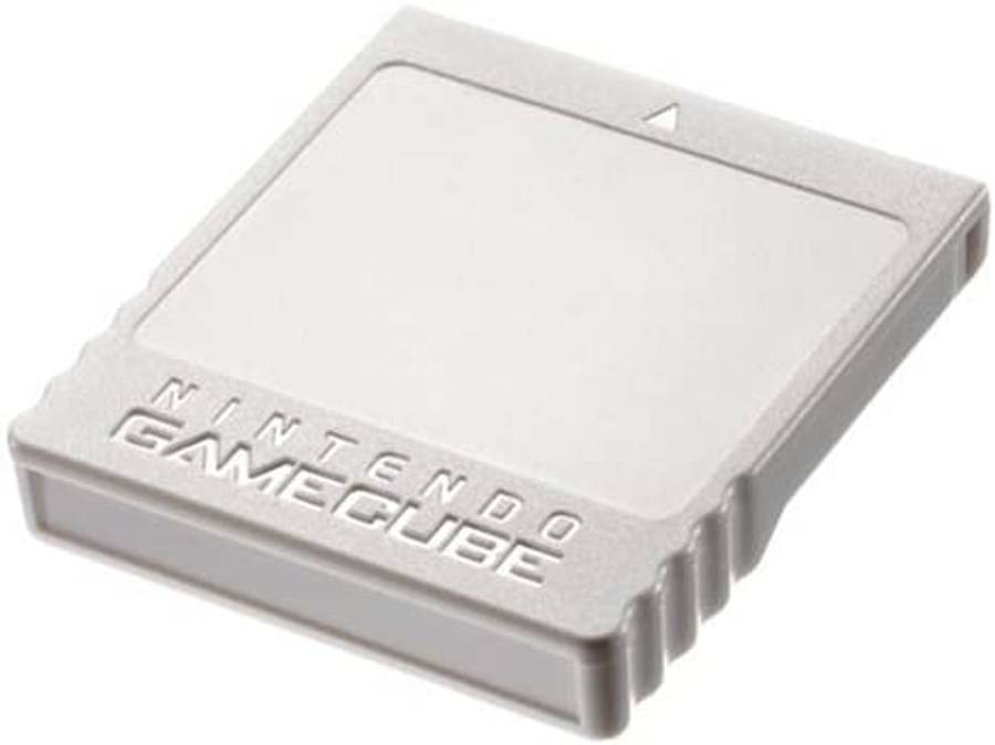Gamecube Memory Card White Playd