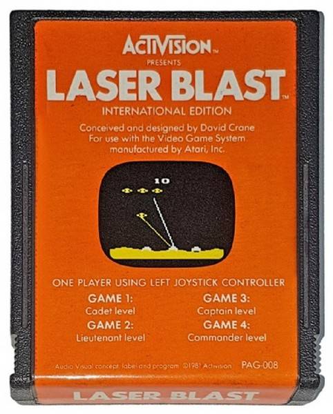 Laser Blast Atari 2600 Playd