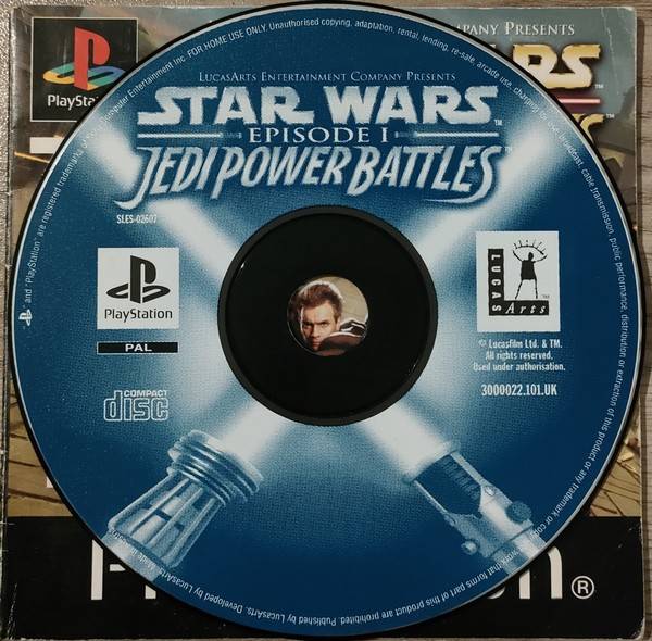 Star Wars Episode I Jedi Powers Battles PS1 Playd