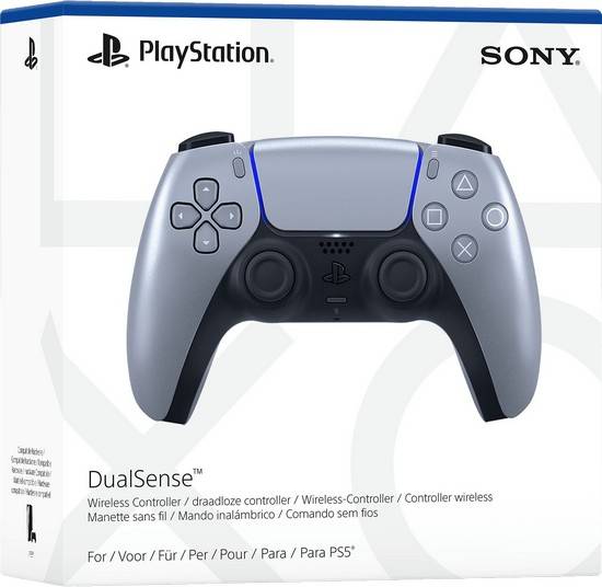 PS5 Controller Sterling Silver New