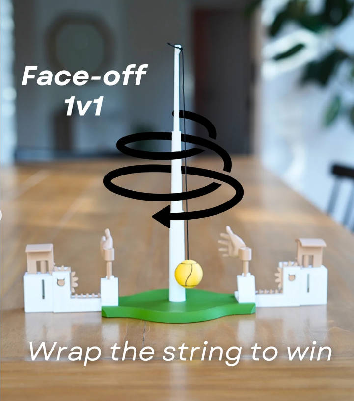 Table Top Tetherball  Fully Functional Desktop Game