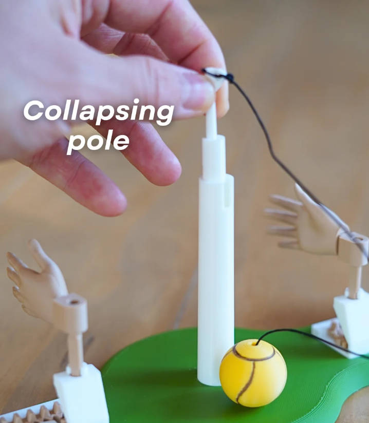 Table Top Tetherball  Fully Functional Desktop Game