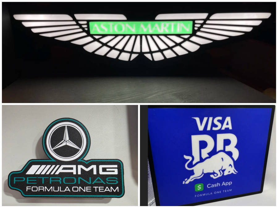 Formula One Team Lightboxes  All 10 Teams Available