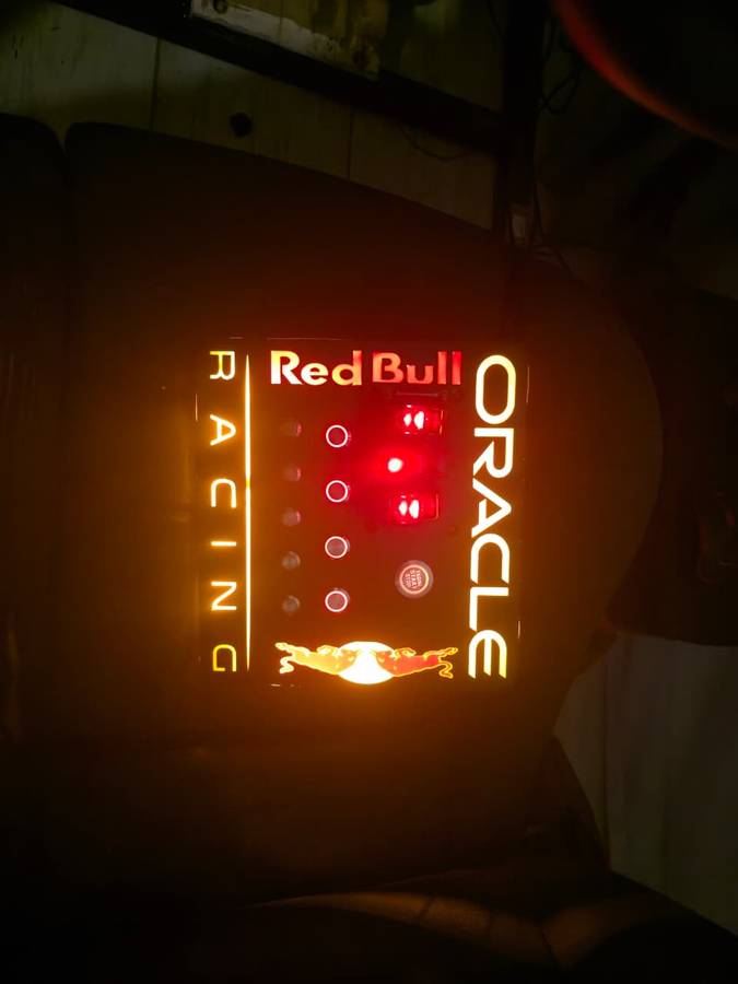 Red Bull Sim Racing Button Box | Light-Up Edition