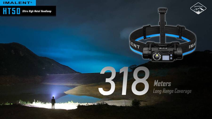 IMALENT HT50 Rechargeable Headlamp