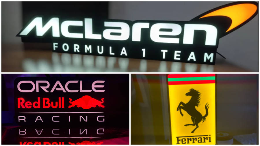 Formula One Team Lightboxes  All 10 Teams Available