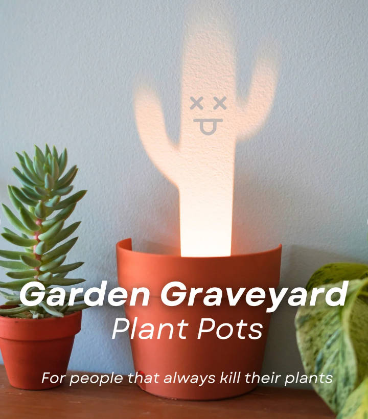 Garden Graveyard Plant Pots  For the Plants That Never Made It
