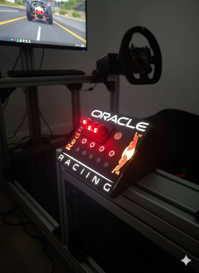 Red Bull Sim Racing Button Box | Light-Up Edition