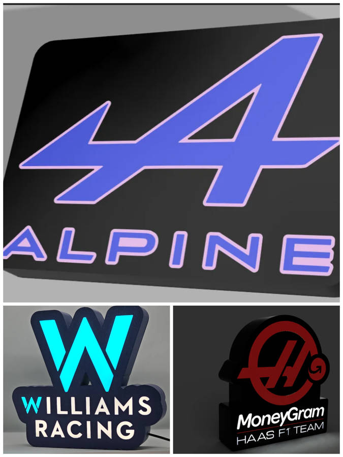 Formula One Team Lightboxes  All 10 Teams Available