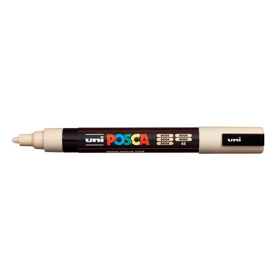 POSCA PC-5M medium water-based paint marker in beige
