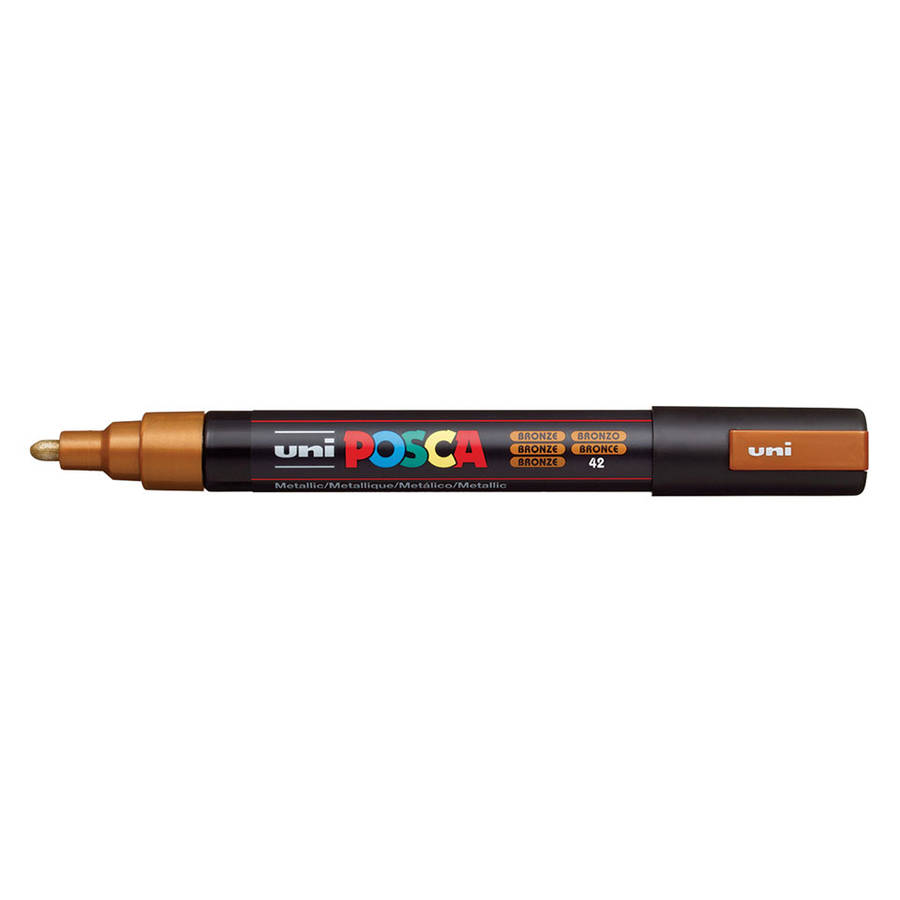 POSCA PC-5M medium water-based paint marker in bronze