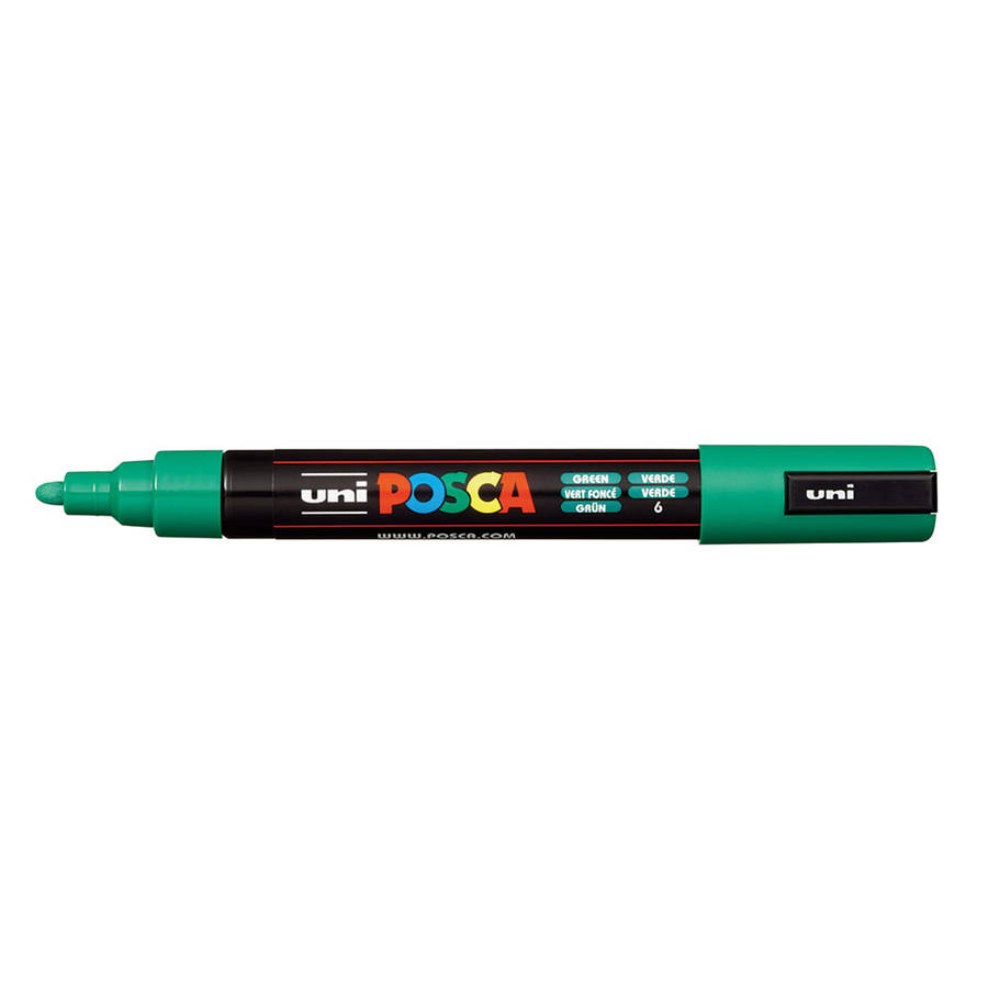 POSCA PC-5M medium water-based paint marker in green
