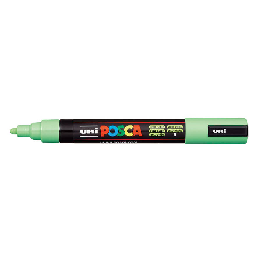 POSCA PC-5M medium water-based paint marker in light green