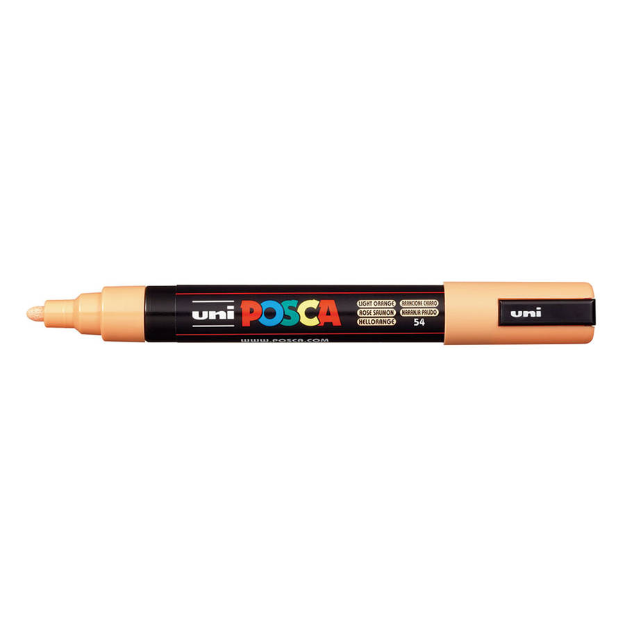 POSCA PC-5M medium water-based paint marker in light orange