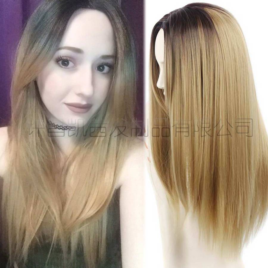 Afro Kinky curly Brazilian Hair African Ameri Curly Body Wavy Women Wig Long Hair
