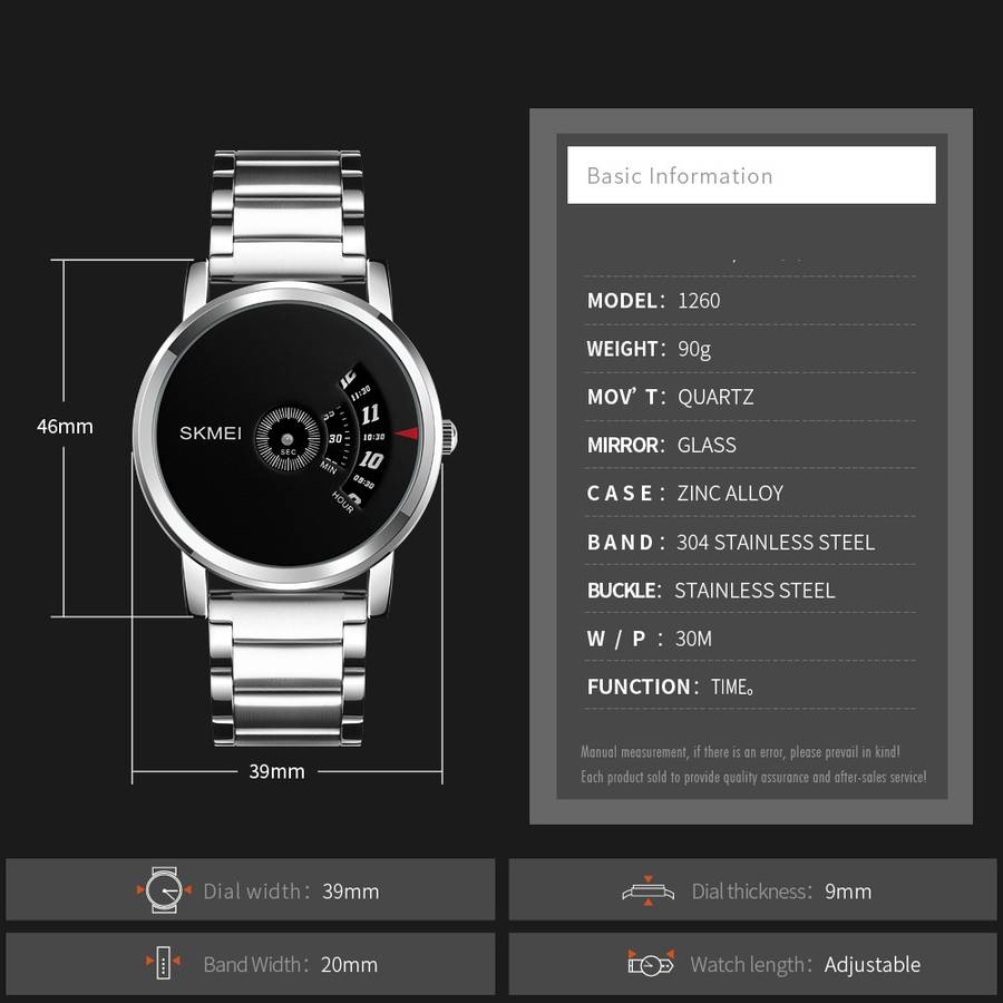 Simple Style Fashion Men Quartz Watch Luxury Creative Steel Band Waterproof Casual Men's Watches