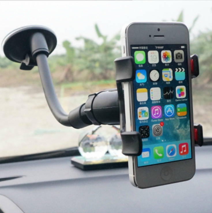 Universal Car Mobile Phone Holder Stand Rotating 360 Degree Long Arm Cellphone Bracket?