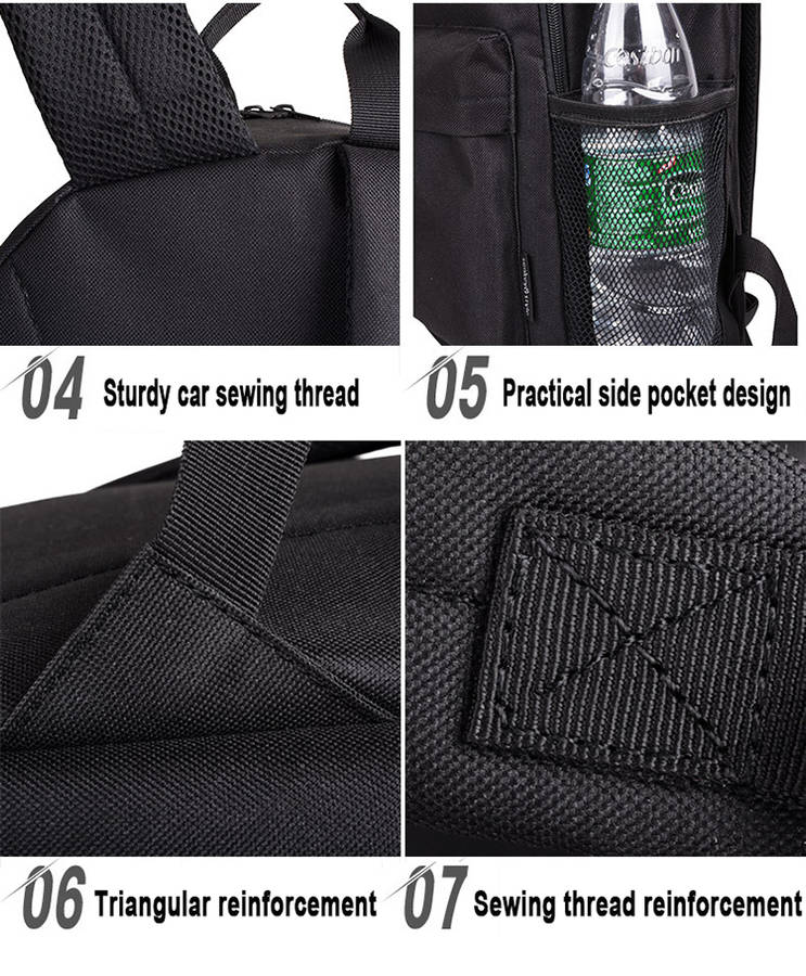 Student School Backpack USB Charge Laptop Computer Backpack For Teenager Anti-theft Boys