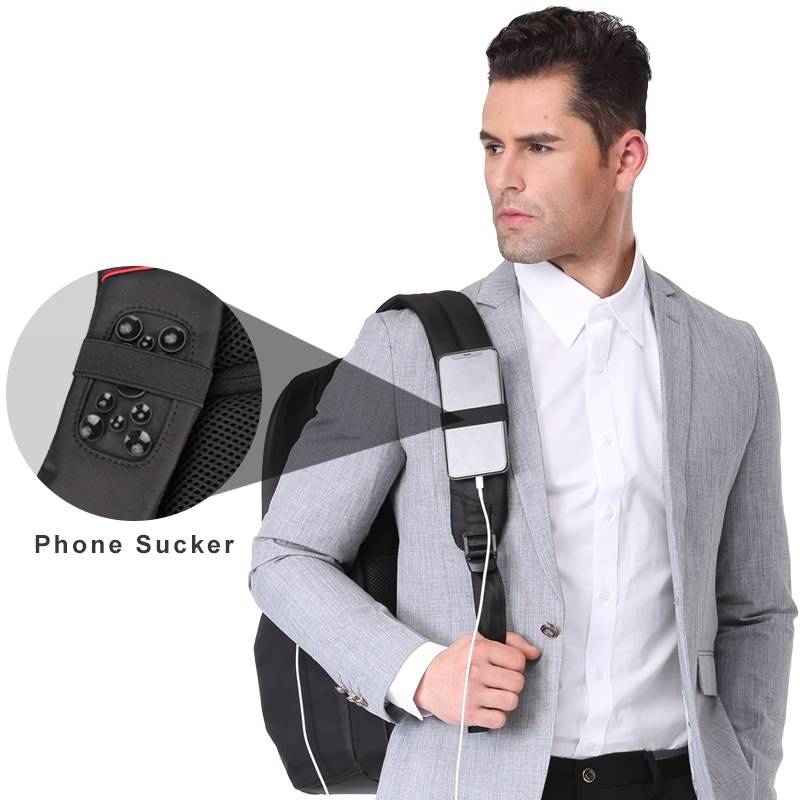 15" Anti Theft Laptop Backpack With External USB Charging Port