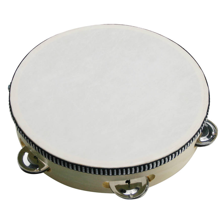 Tambourine 8" With Bells &amp; Skin