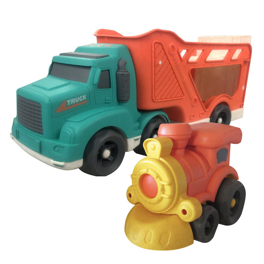 Bioplastic Carrier Truck &amp; Train Set