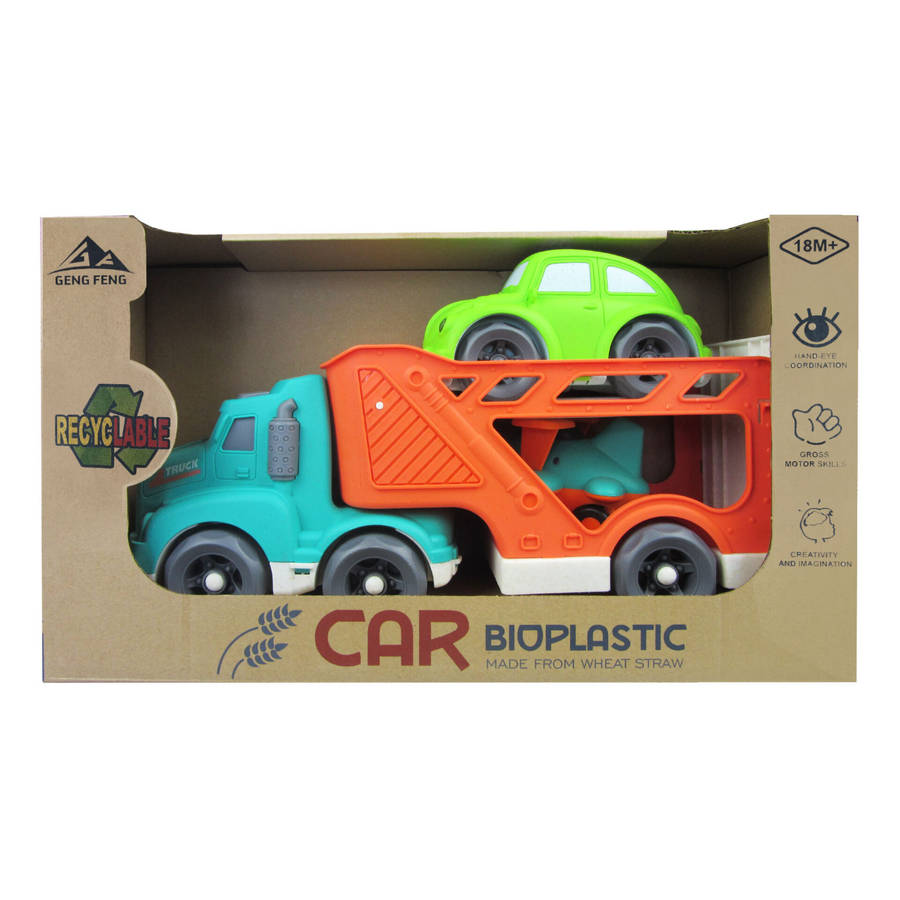 Bioplastic Carrier Truck, Car &amp; Plane Set