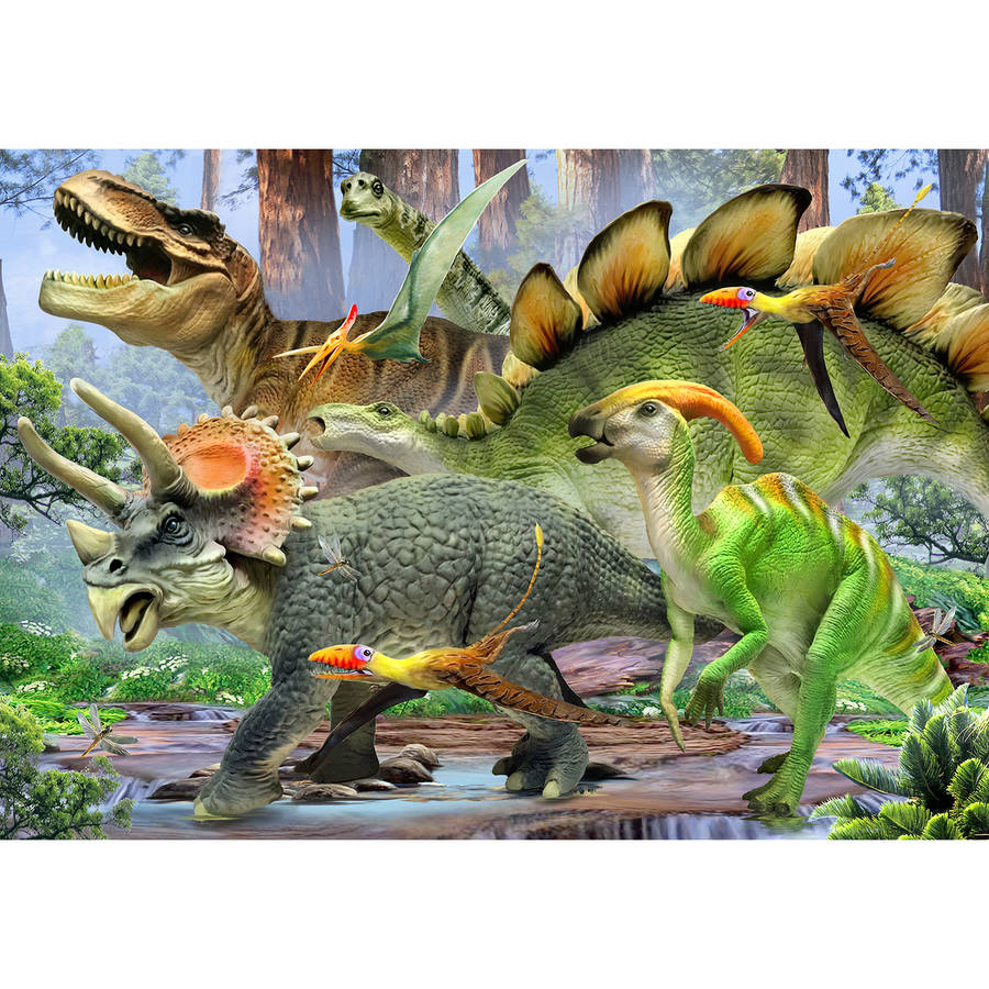 Dinosaurs in the Forest 48pc