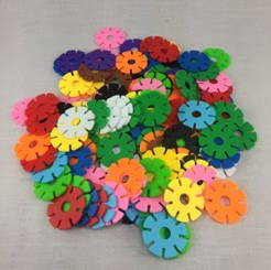 Crazy Daisy (Dizzy Disks) Construction Set - Plastic