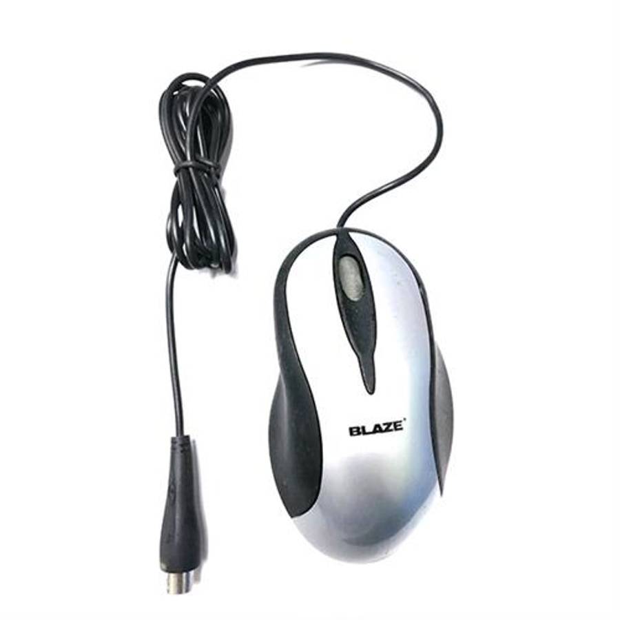 Geeko Black & Silver PS2 Optical Mouse