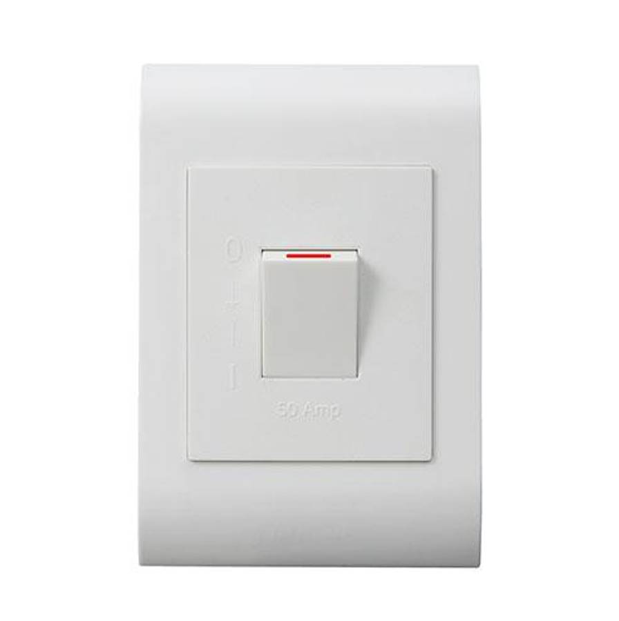 Lesco Pipelli 2 Pole Rectangle Isolator Switch 50A