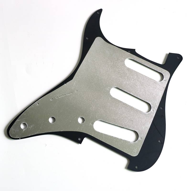 S/S/S Black 3ply Strat Style Pickguard