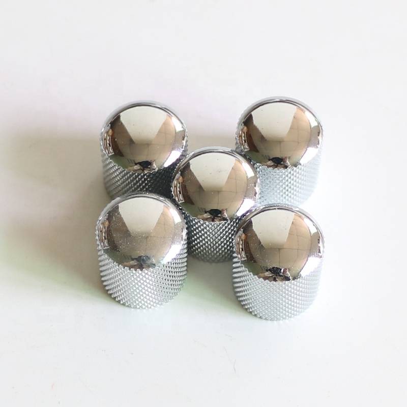 Chrome Metal Knob - Push On (single)