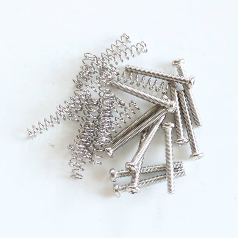 2.5mm USA Humbucker Pickup Screw & Spring - Set of 2