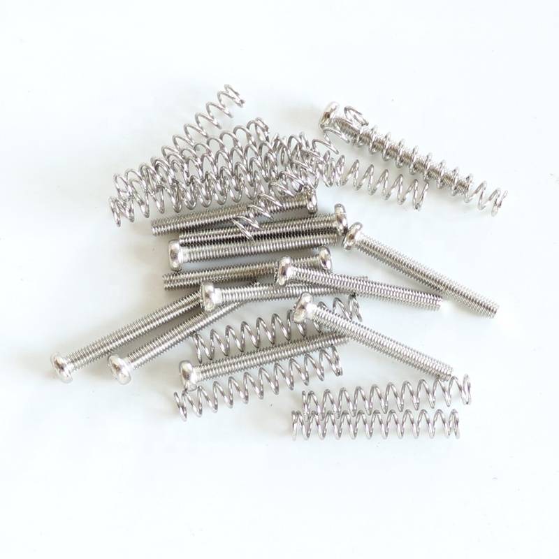 2.5mm USA Humbucker Pickup Screw & Spring - Set of 2