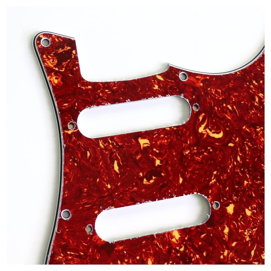 H/S/S Red Tortoise 3ply Strat Style Pickguard