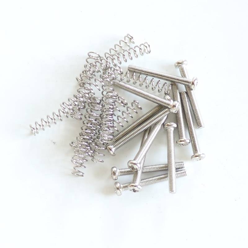 2.5mm USA Humbucker Pickup Screw & Spring - Set of 2