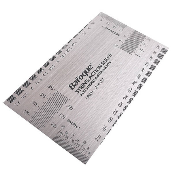 Baroque String Action Ruler - Stainless Steel