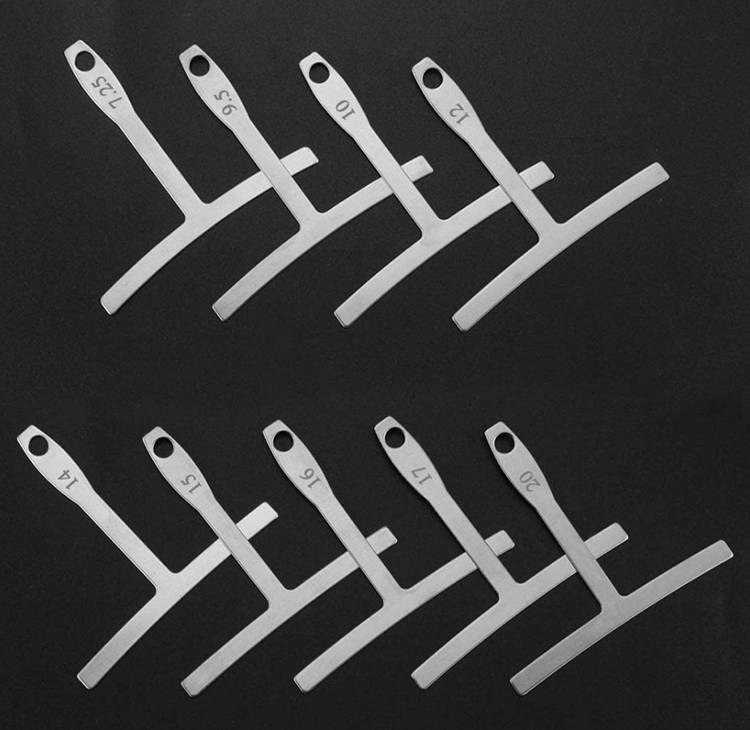 Radius Gauge for Guitar - Set of 9