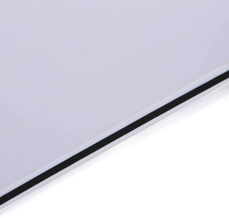 White 3ply Humbucker Tele Style Pickguard
