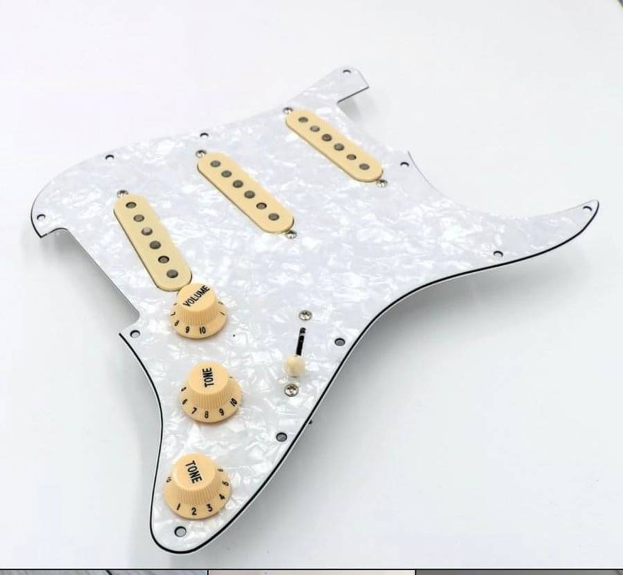 Build Your Own Loaded Prewired Pickguard with Alnico Single Coil Pickups (S/S/S)