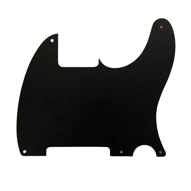 Black 1ply Esquire Telecaster Pickguard