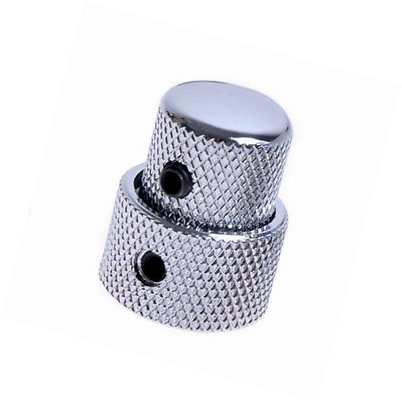 Chrome Dual Concentric Metal Knob