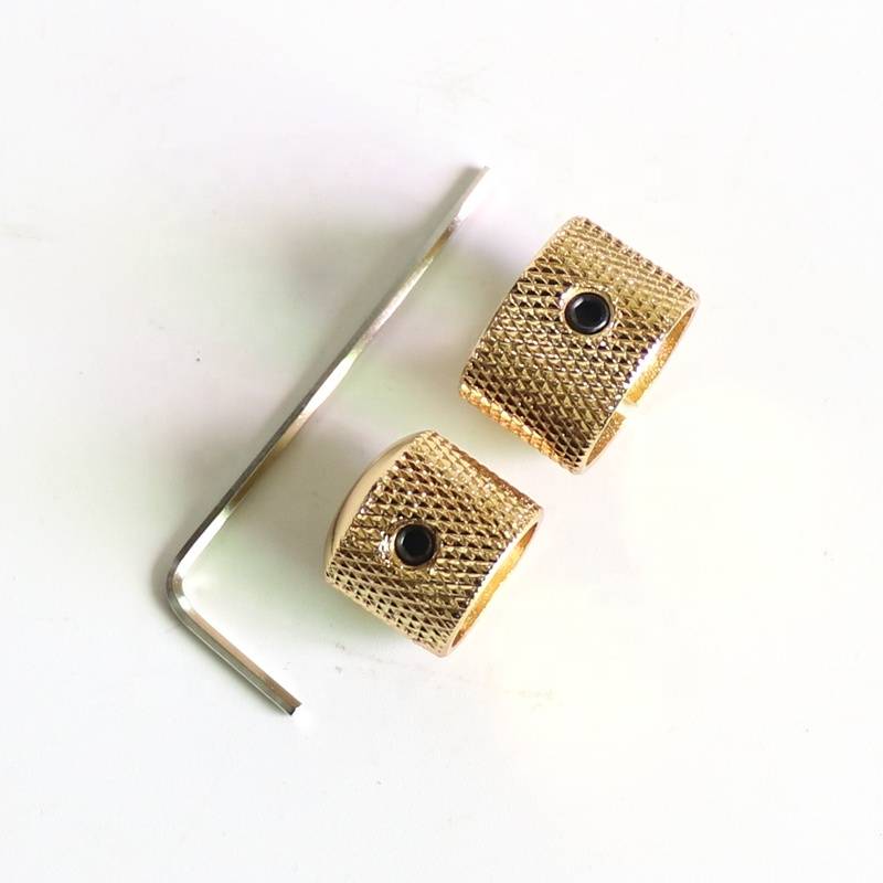 Gold Dual Concentric Metal Knob