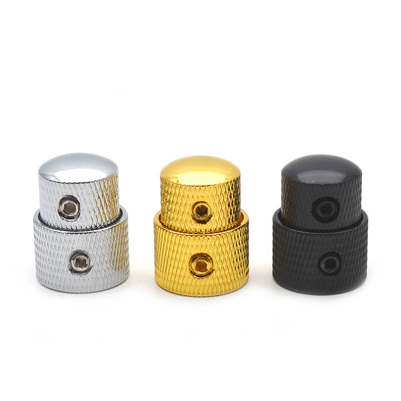 Chrome Dual Concentric Metal Knob