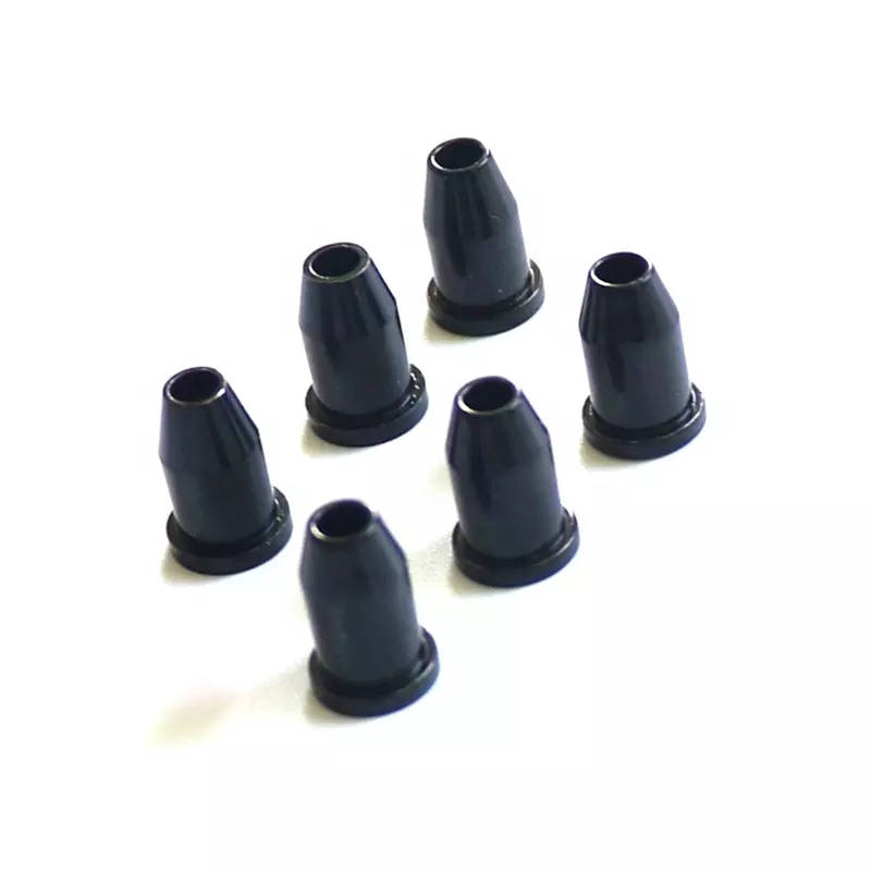 Black Guitar Top String Ferrules Set of 6