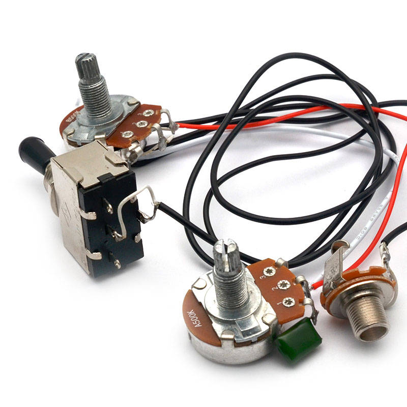 Pre-wired Electronics for 2 x Humbucker with Master Volume and Master Tone