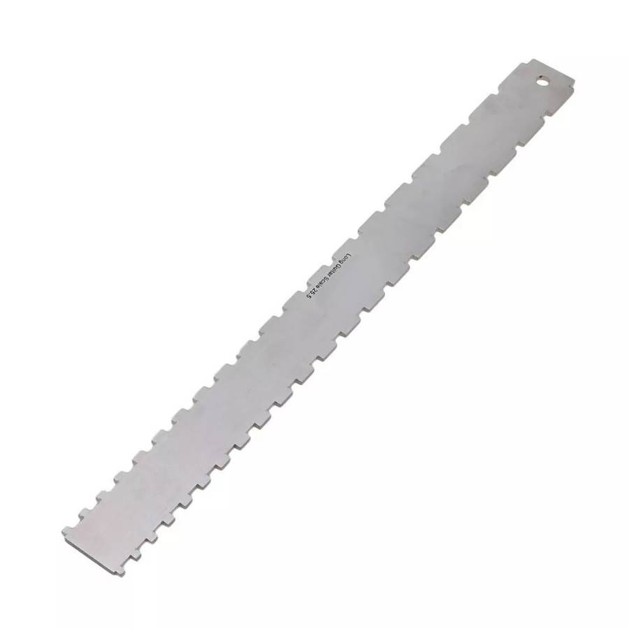 Notched Straight Edge - Dual Scale Length - 3.9mm Thickness