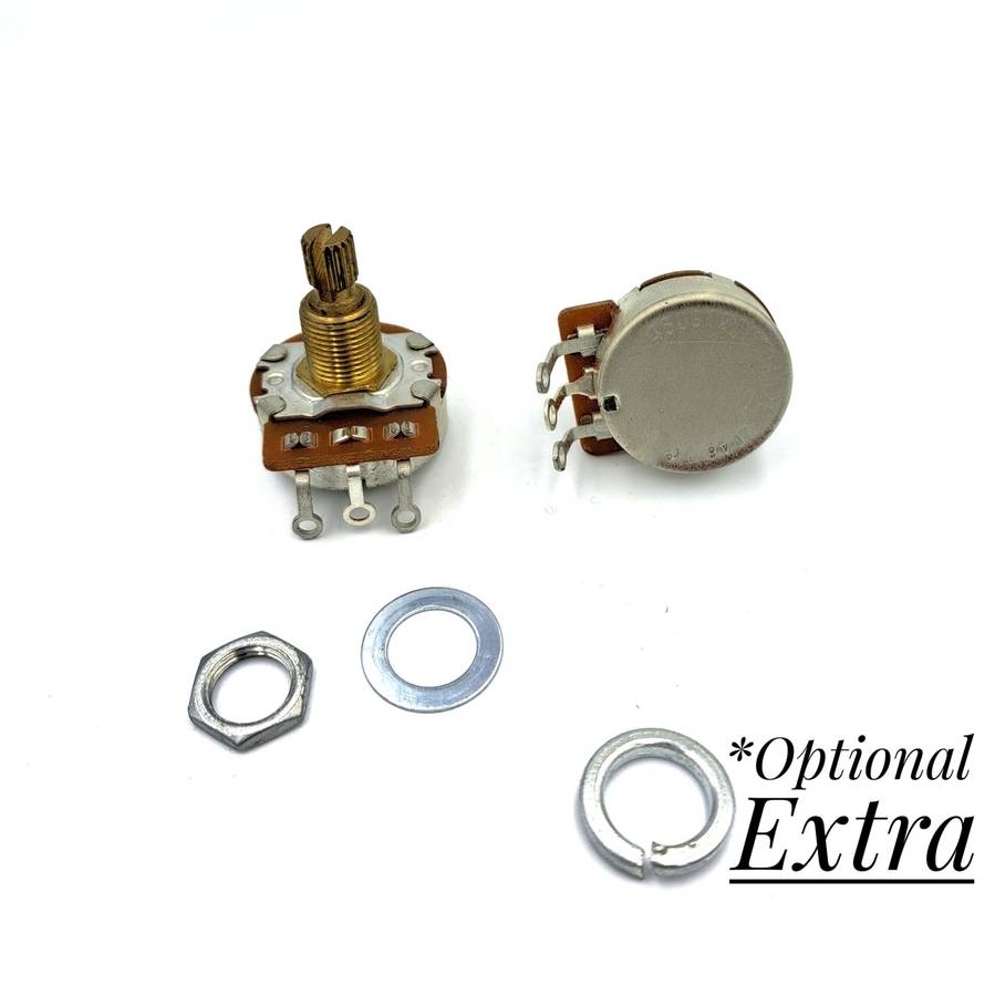 Full Size Brass Shaft Potentiometer (USA/CTS spec)