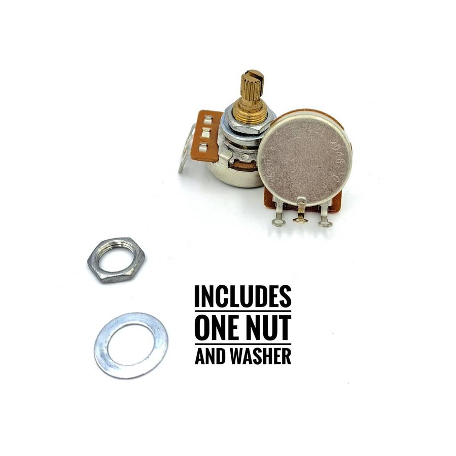 Full Size Brass Shaft Potentiometer (USA/CTS spec)