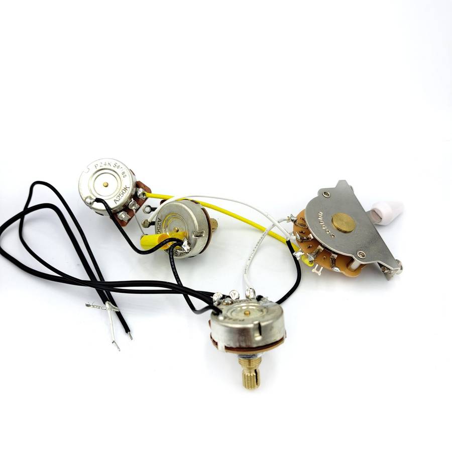 Pre-wired Electronics for HSS Strat with Auto Coil Split